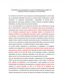 REUNIONES QUE HAN MARCADO LA PAUTA INTERNACIONAL SOBRE LOS ACUERDOS PARA EL DESARROLLO SUSTENTABLE