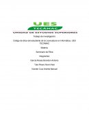 Investigación Código de Ética