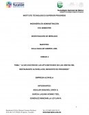 LA APLICACIÓN DE LAS 4P’S ENFOCADO EN LAS VENTAS DEL RESTAURANTE ALTAVELA DEL MUNICIPIO DE PROGRESO
