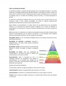 ¿Qué es la pirámide de Maslow?