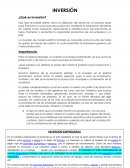 INVERSIÓN