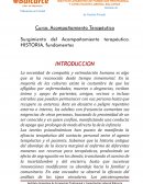 Surgimiento del Acompañamiento terapéutico. HISTORIA, fundamentos