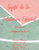 Secuencia final para educacion especial
