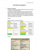 Actividad de investigación Estructura de balance