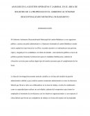 ANÁLISIS EN LA GESTIÓN OPERATIVA Y LABORAL EN EL ÁREA DE REGISTRO DE LA PROPIEDAD EN EL GOBIERNO AUTÓNOMO DESCENTRALIZADO MUNICIPAL DE BABAHOYO