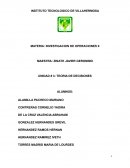 Características generales de la Teoría de Decisiones