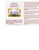 FOLLETO IGLESIA CRISTIANA EVANGELICA