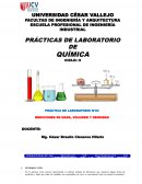 PRÁCTICAS DE LABORATORIO DE QUÍMICA. MEDICIONES DE MASA, VOLUMEN Y DENSIDAD