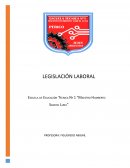 Legislación Laboral – Especialidad Electrónica
