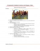 Comparación Estadios Evolutivos de Morgan y Marx