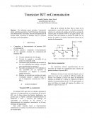 Transistor BJT en conmutación