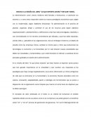 ENSAYO A LA RESEÑA DEL LIBRO “LO QUE IMPORTA AHORA”