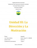 La Dirección y La Motivación