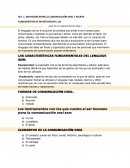 Distinción entre la comunicación oral y escrita