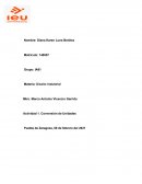 Actividad 1. Conversión de Unidades