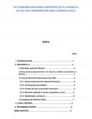 LA ECONOMÍA BOLIVIANA CON RESPECTO A LA BANCA A SU VEZ UNA COMPARACIÓN CON LA BANCA (CHILE)