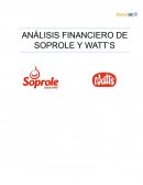 ANÁLISIS FINANCIERO DE SOPROLE Y WATT’S