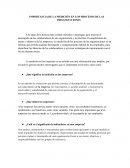 ENSAYO RECONOCER LA IMPORTANCIA DE LA MEDICION EN LOS PROCESOS DE UNA EMPRESA