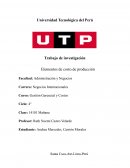 ELEMENTOS DE COSTO DE PRODUCCIÓN