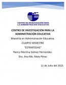 Estrategias implementadas en las escuelas