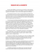 ENSAYO DE LA MUERTE