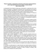 “Reducir la pérdida y el desperdicio de alimentos puede generar grandes beneficios para la seguridad alimentaria de los países y el medio ambiente” (Banco Mundial, 2020)