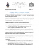 Sociología familiar y conceptos de familia