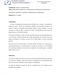 COMPETENCIAS LINGÜÍSTICAS Y COMUNICATIVAS. Página 1