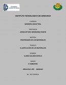 CLASIFICACION DE LOS MATERIALES