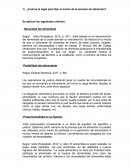 DERECHO CIVIL. Necesidad del alimentista