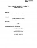 Proyecto Introducción a la Mecatrónica