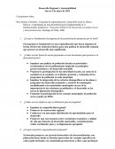 Cuestionario Desarrollo Regional y Sustentabilidad