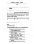 DETERMINAR LA NECESIDAD DE RECURSOS DE SU EMPRESA