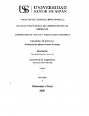LA VIOLENCIA DE GÉNERO HACIA LA MUJER EN EL PERÚ