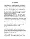 La pobreza es un problema social