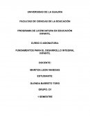 FUNDAMENTOS PARA EL DESARROLLO INTEGRAL INFANTIL