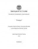 Impuesto Sobre la Renta: Personas Morales