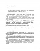 PREVALENCIA DEL DESGASTE PROFESIONAL DEL HOSPITAL DE ESPECIALIDADES “JOSÉ CARRASCO ARTEAGA