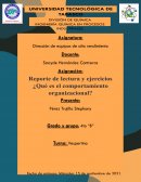 COMPORTAMIENTO ORGANIZACIONAL. PARA REPASO