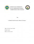 Influencia de la politica en el sitema ecuatoriano