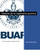 Historia de la ingeniería química