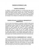FUERZAS EXTERNAS CLAVE. FUERZAS ECONÓMICAS