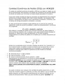 Cantidad Económica de Pedido (EOQ) con WINQSB