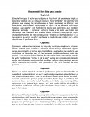 Resumen del libro Ética para Amador