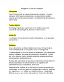 Proyecto Club de Voleibol