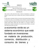 EL DESARROLLO DE LA ECONOMÍA VERDE EN MÉXICO