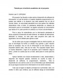 Tránsito por el territorio académico de mi proyecto