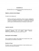 Descripcion de trabajos PTAR