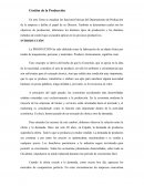 Gestión de la Producción