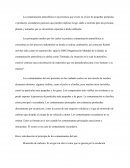 Definicion de contaminacion atmosferica